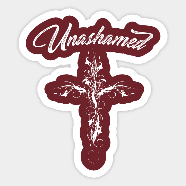 Adult Baptism Christening Unashamed Christian Sticker by TriHarder12